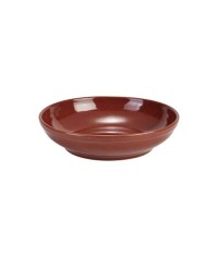 Rustic Red Terra Stoneware Coupe Bowl 23cm